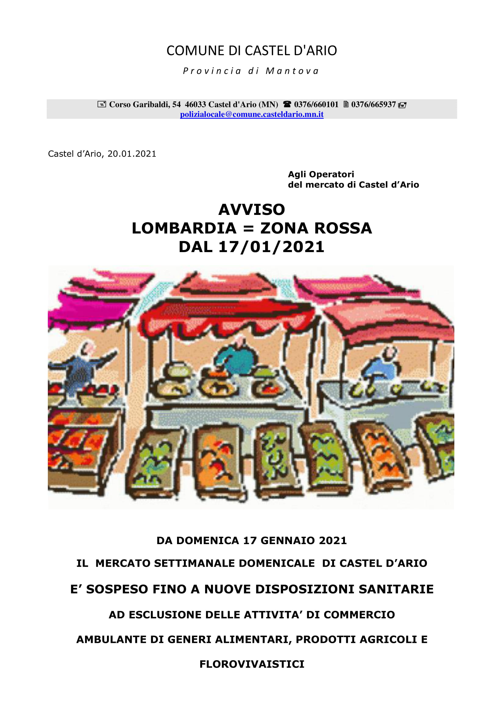 2021 01 21 AVVISO ZONA ROSSA MERCATO DOMENICALE 1